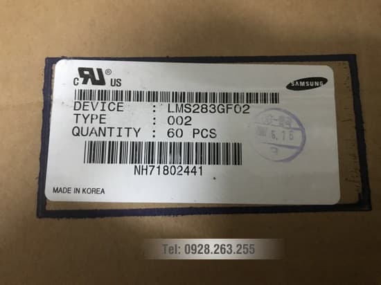Samsung LMS283GF02 Màn hình Samsung 2.8″ LCM 240×320 Màn hình Samsung 2.8" LCM 240×320 Samsung LMS283GF02