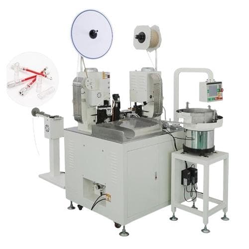 Máy cắt, tước và bấm dây 2 đầu, 2000-3000 chiếc/giờ TEK-ELECTRONIC CX-ZK07 Máy cắt, tước và bấm dây 2 đầu, 2000-3000 chiếc/giờ TEK-ELECTRONIC CX-ZK07