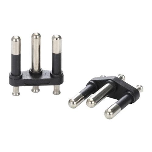 Giắc cắm VDE nửa cách nhiệt, chèn NBR 4.8mm 10A 20A, 3 chân, 3 cực TEK-ELECTRONIC CX-NBR3 Giắc cắm VDE nửa cách nhiệt, chèn NBR 4.8mm 10A 20A, 3 chân, 3 cực TEK-ELECTRONIC CX-NBR3