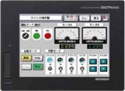 Mitsubishi HMI GT10 Màn hình cảm ứng GT1050-QSBD