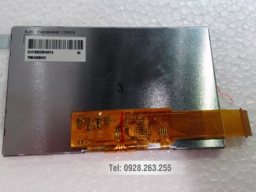 Màn hình Tianma 4.3" TN LCM 480×272 400nits WLED TTL 45pins Tianma TM043NBH01